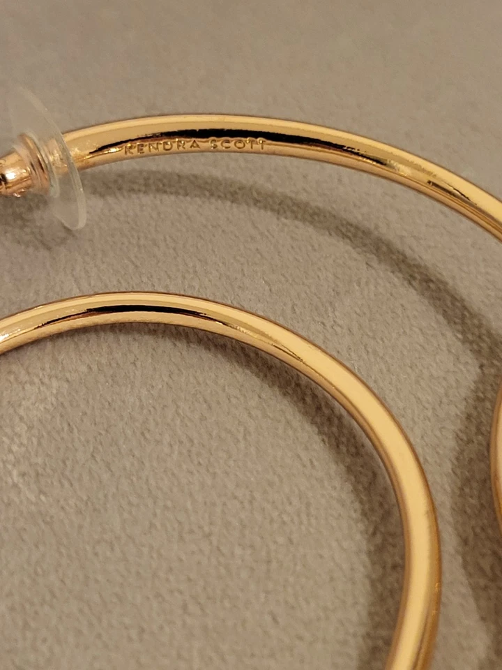 Kendra Scott Myles Hoop Earrings In Rose Gold Tone - Image 3 of 3