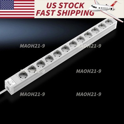 Rittal 7240310 12 WAY GERMAN SOCKET STRIP DK 7240.310