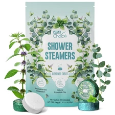 W&E Choice Shower Steamers Aromatherapy - 18Pcs Gifts for Women, Wife, Essential