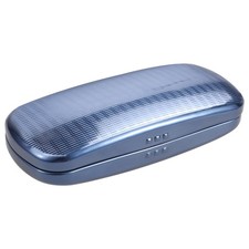 Hifot Metal Eyeglass Case, Glasses Case Hard Shell, Aluminum One Size, Blue