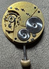 1891 WALTHAM ROYAL 16S 15J ADJUSTED PW PS WATCH MOVEMENT DIAL
