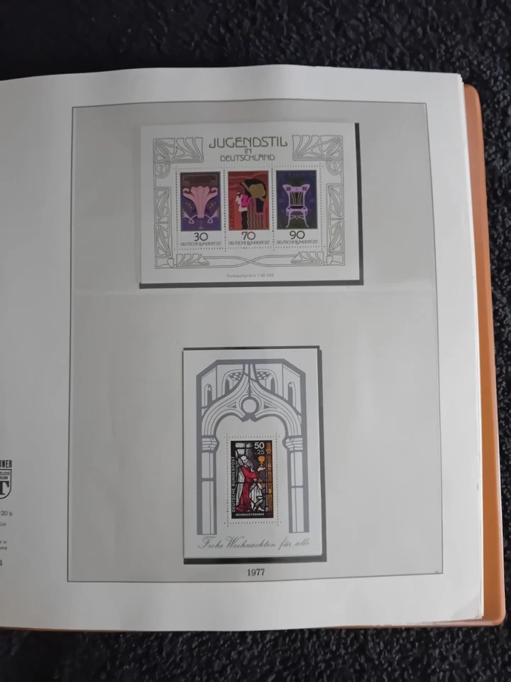 W Germany 1977-1987 MNH & used stamps in album appears 98% complete - Image 4 of 4