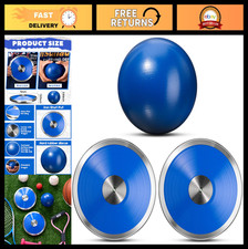 3 Pcs Shot Put  Discus Set - 4kg Iron Shot Put  2x 1kg Track  Field Discus fo