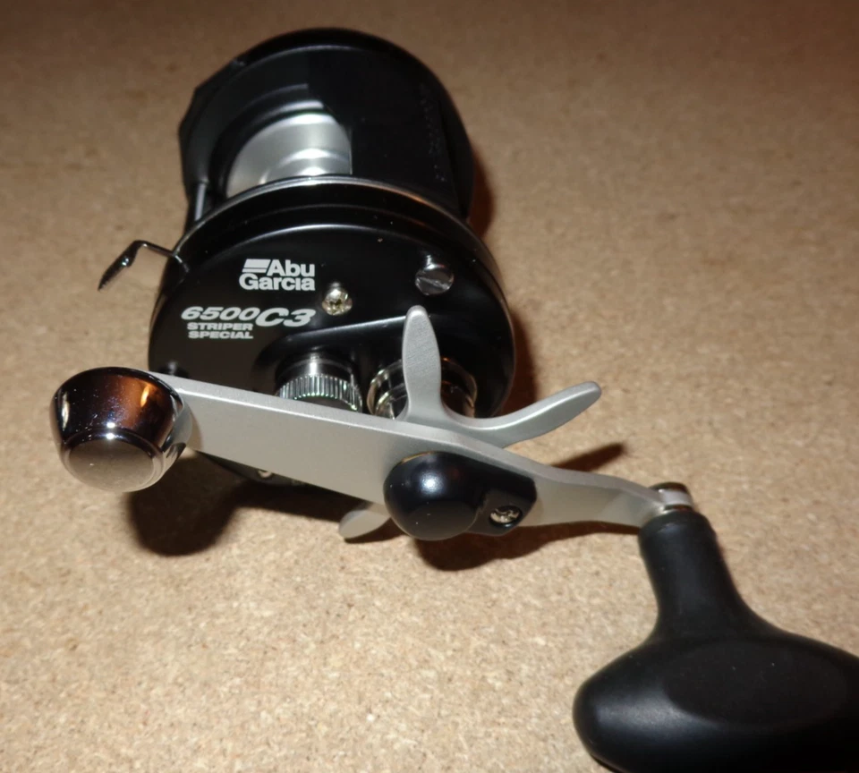 Nuevo Carrete especial de fundición de cebo Abu Garcia Ambassadeur Classic 6500 C3 Striper Foto 4 de 4
