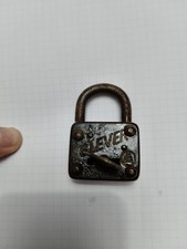 Lucchetto Antico a Leve "6 LEVER" Brand Burg-Wächter  Vintage metà '900  Chiave