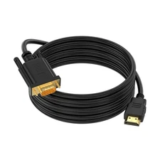 HDMI to VGA 3.3 FT Cable, Uni-Directional Computer Foot 1 Pack 