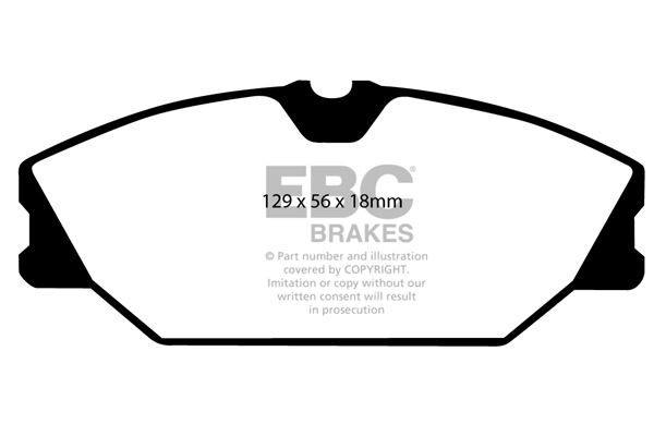 EBC PD03KF1039 HIGH PERFORMANCE BRAKE KIT Front