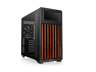 Thermaltake TR300 WS; Preinstalled 6.0 Inch LCD Screen; Wood Trim; Mid Tower;