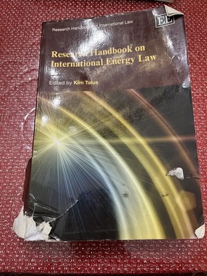 Research Handbook on International Energy Law (read Description)