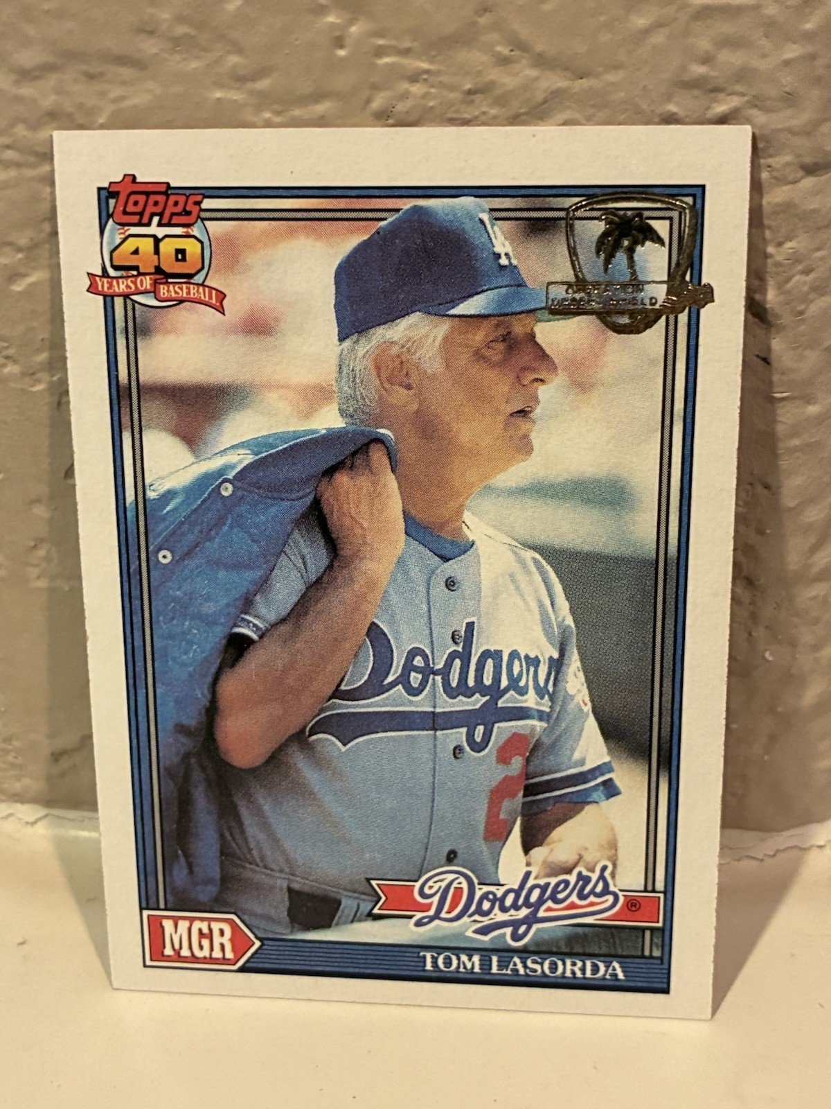 1991 Topps Desert Shield TOM LASORDA Los Angeles Dodgers #789 NRMT B