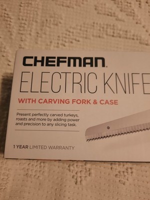 Electric Knife Set for Meat Slicing and Carving Poultry Food New Seal Not Broken