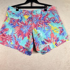Lilly Pulitzer Sippin  Trippin-Callahan Seahorses Shorts Size 12