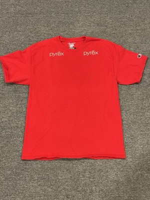 Pyrex Vision-Virgil Abloh-#23 T-Shirt-Red-Large-w/ Champion Logo