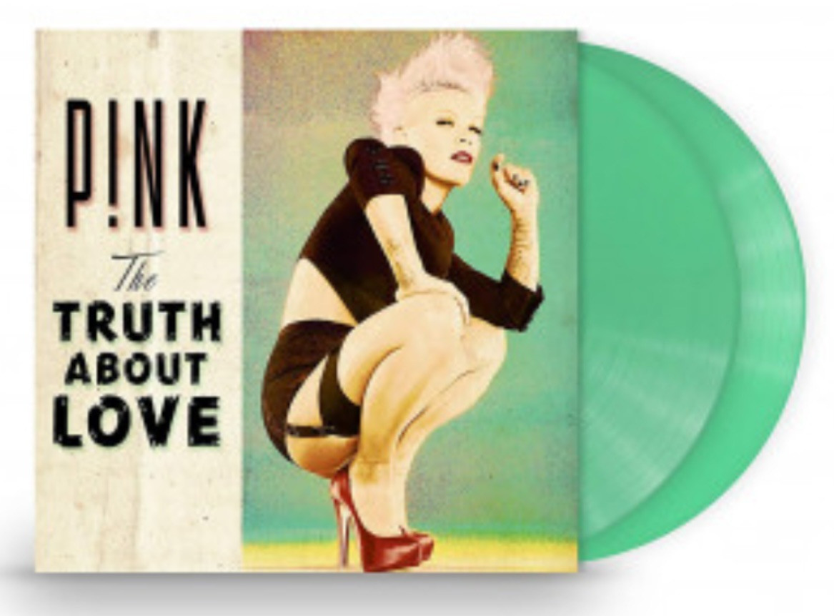 P!nk - The Truth About Love Mint Green Colored Vinyl 2LP Pink RARE