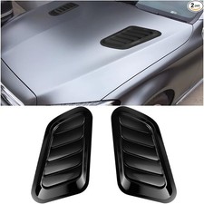 2PCS Universal Hood Air Vents for Hood Scoop, Bonnet Vent Air Intake Trim Cover