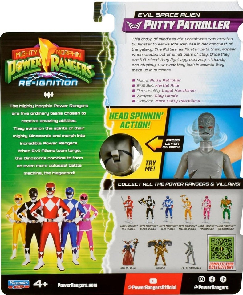 Mighty Morphin Power Rangers Re-Ignition Putty Patroller | eBay