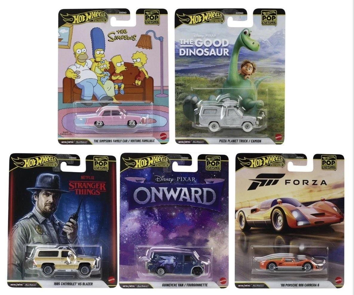 Hot Wheels Cars The Simpsons Contemporary Manufacture Diecast Cars
