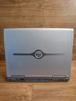 Dell PP02 Silver Laptop Vintage Blue and Grey/Silver For Spares Or