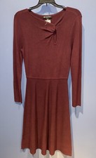 INC International Concepts Turtleneck Sweater Dress Sz S, Port