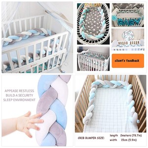 baby crib side cushion