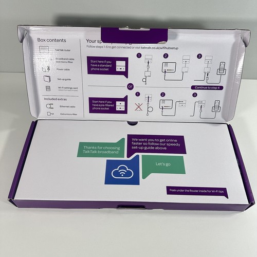 TalkTalk Wifi Hub Super Routeur sans Fil Sagemcom FAST 5364 Double Bande en Boîte - Photo 3/14