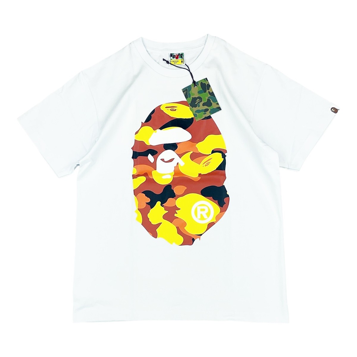 すぐ届く【A BATHING APE】GIANT 1ST CAMO BIG APE HEAD Tシャツ T-shirts A BATHING APE Giant 1St Camo Big Ape Head Tee