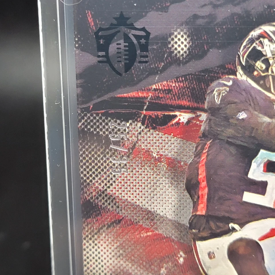 2022 Chronicles DRAKE LONDON #GK-6 Gridiron Kings BLACK FOIL SSP RC Falcons #/35 - Image 4 of 4