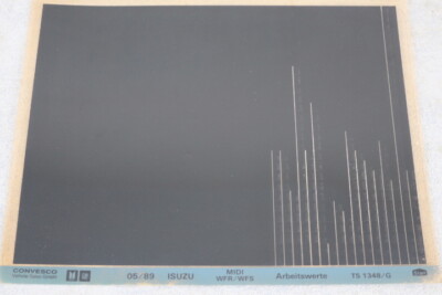 Opel ISUZU Midi / WFR / WFS - Arbeitswerte auf Microfich - Microfilm ''05-1989''