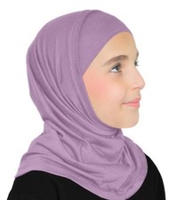 Girls Hijabs -back to School Muslim Scarf 2-PC LYCRA Girl s Amira Hijab