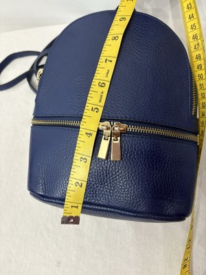 Borse In Pelle Leather Mini Backpack Made in Italy Women