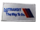 NJT NJ TRANSIT THE WAY TO GO EMPLOYEE PATCH UNIFORM BADGE BUS TRAIN NEW JERSEY