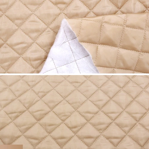 Quilted Polycotton Fabric Nylon Backed Diamond Shaped Quilting Padded Sewing DIY - Picture 3 of 20