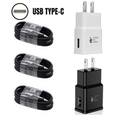 USB Power Adapter 4FT Type C Fast Charger Cable Cord For Samsung Google Android