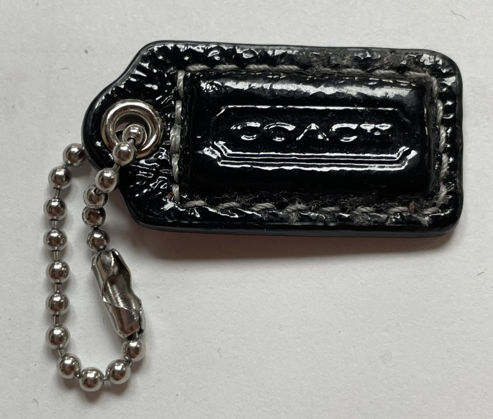 COACH~ AUTHENTIC Small Black/Raspberry Patent Lea… - image 3