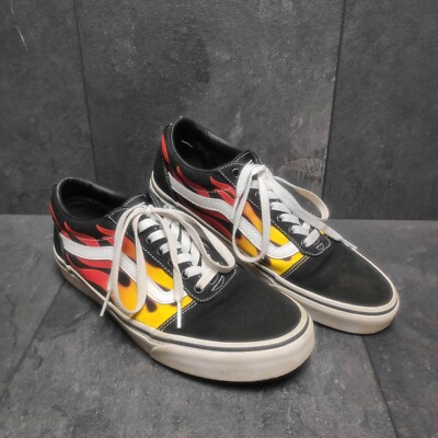 Vans Flame Old Skool Sneaker Flammen Feuer Gr. 42