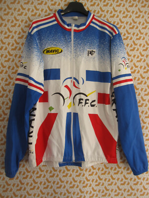 Maillot Cycliste Equipe France Noret Cofidis FFC vintage Cycles jersey