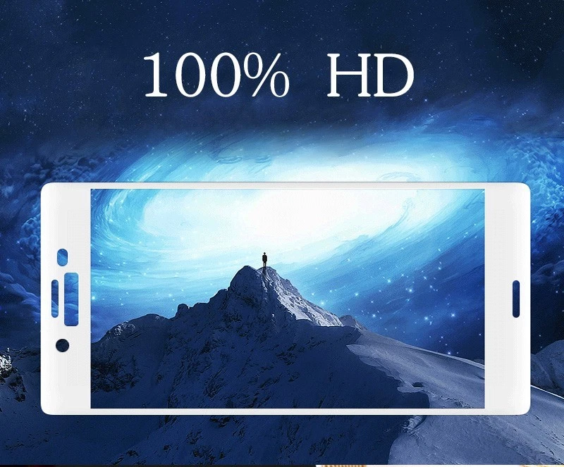 3D Edge Full Curved Coverage Tempered Glass Screen Protector Film For SONY XP - Imagem 4 de 4