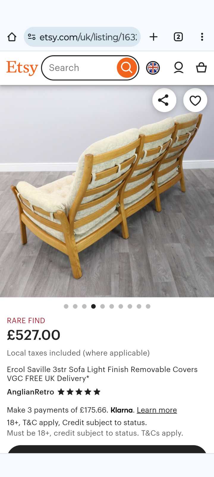 ercol sofa saville 3 seater eBay