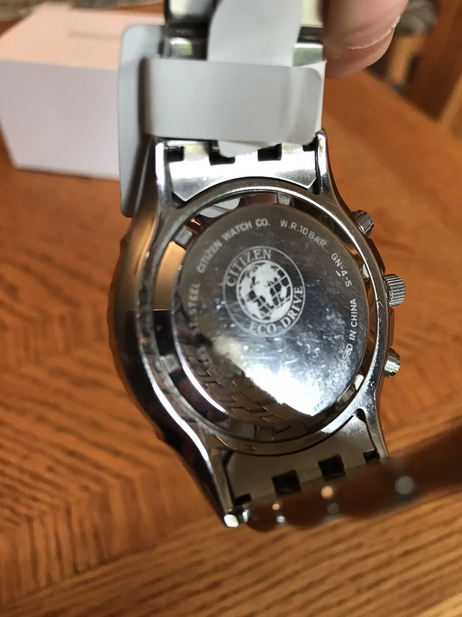 CITIZEN GN-4-S ECO-DRIVE MENS SS AUTO DAY DATE