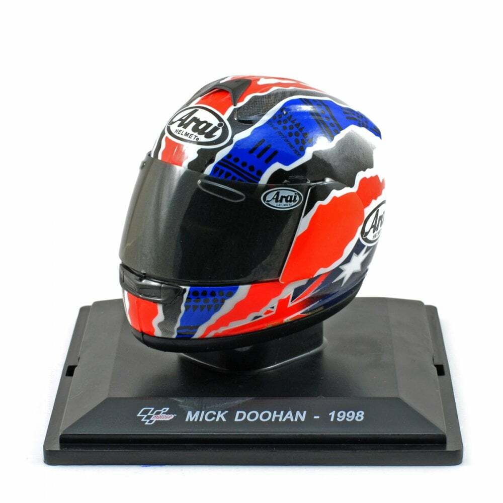 DEAGOSTINI 1/5 ARAI RACE HELMET MICK MICHAEL DOOHAN MOTOGP WORLD