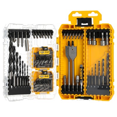 Dewalt Black Gold Speed Tip Drill Bits x 6 In 100 Piece Set In A Case DT70784