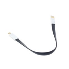 MicroUSB Short USB Cable Charger Cord Power Wire Flat Fast Charge for Tablets