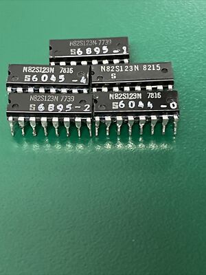SIGNETICS ~ N82S123N ~ PROM, 32 x 8, 16 PIN, PLASTIC, DIP (LOT OF 5)