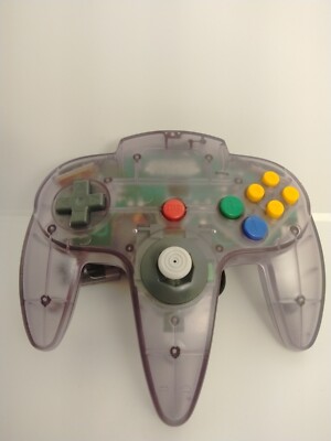 Atomic Purple Wired Controller for Nintendo 64 3rd party  Works! 645871906688|