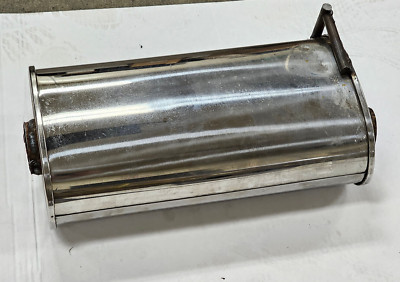 Vibrant StreetPower Oval Muffler 2.5'' Center Inlet x Dual 2.25'' Outlet 1110 #2