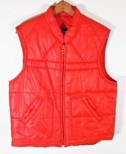 Vintage 70s 80s Sears Puffer Vest Vtg Retro Streetwear Hunting Talon Zip Large