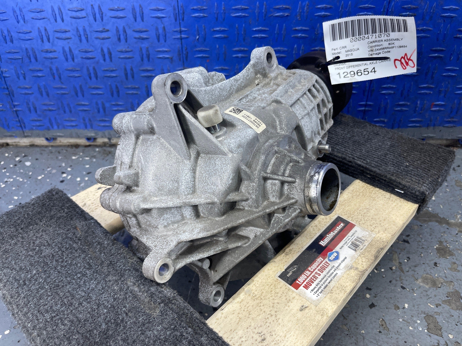 2014-2021 MASERATI QUATTROPORTE FRONT DIFFERENTIAL AXLE CARRIER OEM 2018 2019