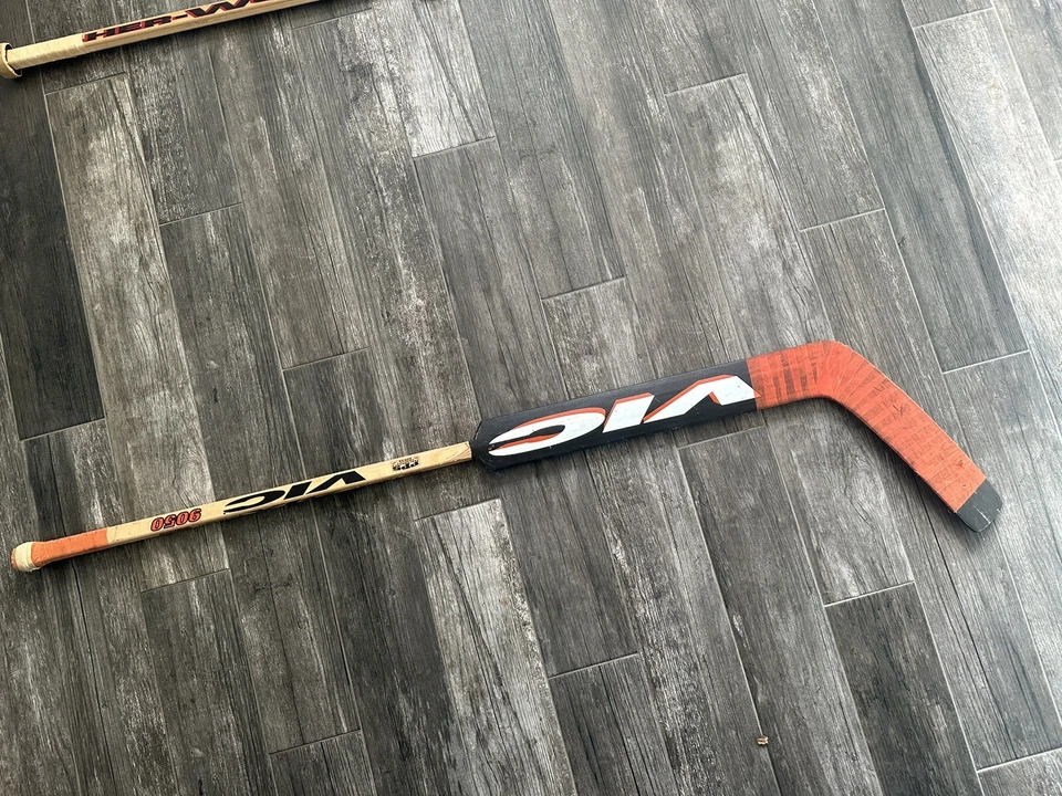 John Vanbiesbrouck Autografiado Juego Usado Stick Philadelphia Flyers Foto 4 de 4