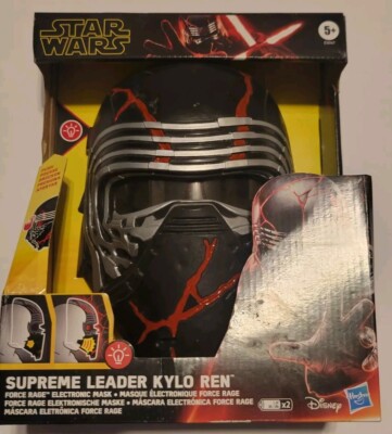 2019 Star Wars Sypreme Leader Kylo Ren Force Rage Electronic Mask Helmet; Works!