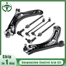 Front Lower Control Arms Tie Rods Swaybar Links For 2012-2017 Vw Passat Beetle